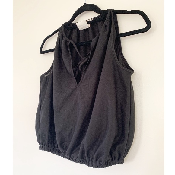 Vintage 70s halter neck crop top by Junior Flair - Picture 3 of 5